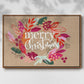 Crafty Christmas Collection A - Floater Framed Canvas Print