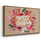 Crafty Christmas Collection A - Floater Framed Canvas Print