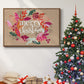 Crafty Christmas Collection A - Floater Framed Canvas Print