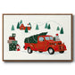 Going to Grandmas Collection A - Floater Framed Canvas Print