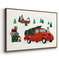 Going to Grandmas Collection A - Floater Framed Canvas Print