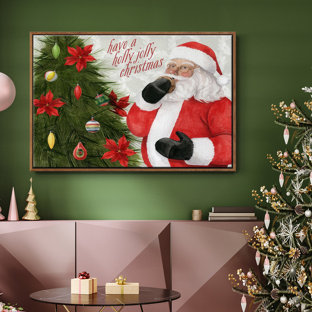 Arose Such a Clatter Collection A - Floater Framed Canvas Print
