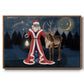 Celestial Christmas Collection A - Floater Framed Canvas Print