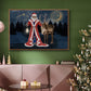 Celestial Christmas Collection A - Floater Framed Canvas Print