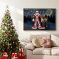 Celestial Christmas Collection A - Floater Framed Canvas Print