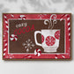 Cozy Cocoa Christmas Collection A - Floater Framed Canvas Print