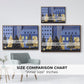 Holiday Night Collection A - Floater Framed Canvas Print