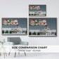 Christmas Owl Village - Floater Framed Canvas Print