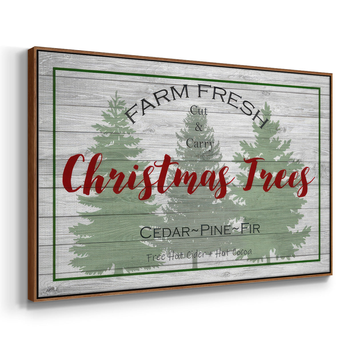 Farm Fresh - Floater Framed Canvas Print