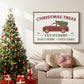 Christmas Farm Sign Collection A - Floater Framed Canvas Print