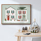 Festive Front Door Collection A - Floater Framed Canvas Print