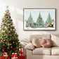 Christmas in the Forest Collection A - Floater Framed Canvas Print