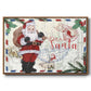Christmas Par Avion I - Floater Framed Canvas Print