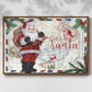 Christmas Par Avion I - Floater Framed Canvas Print