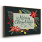 Bright Christmas Night I - Floater Framed Canvas Print