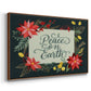 Bright Christmas Night II - Floater Framed Canvas Print