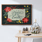 Bright Christmas Night II - Floater Framed Canvas Print