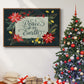 Bright Christmas Night II - Floater Framed Canvas Print