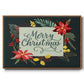 Bright Christmas Night Collection A - Floater Framed Canvas Print