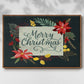 Bright Christmas Night Collection A - Floater Framed Canvas Print