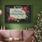 Bright Christmas Night Collection A - Floater Framed Canvas Print