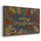 Holiday Sentiment I - Floater Framed Canvas Print
