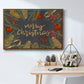Holiday Sentiment I - Floater Framed Canvas Print