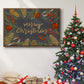 Holiday Sentiment I - Floater Framed Canvas Print