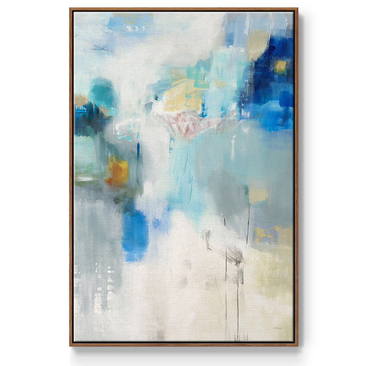 Celeste Motion I - Floater Framed Canvas Print