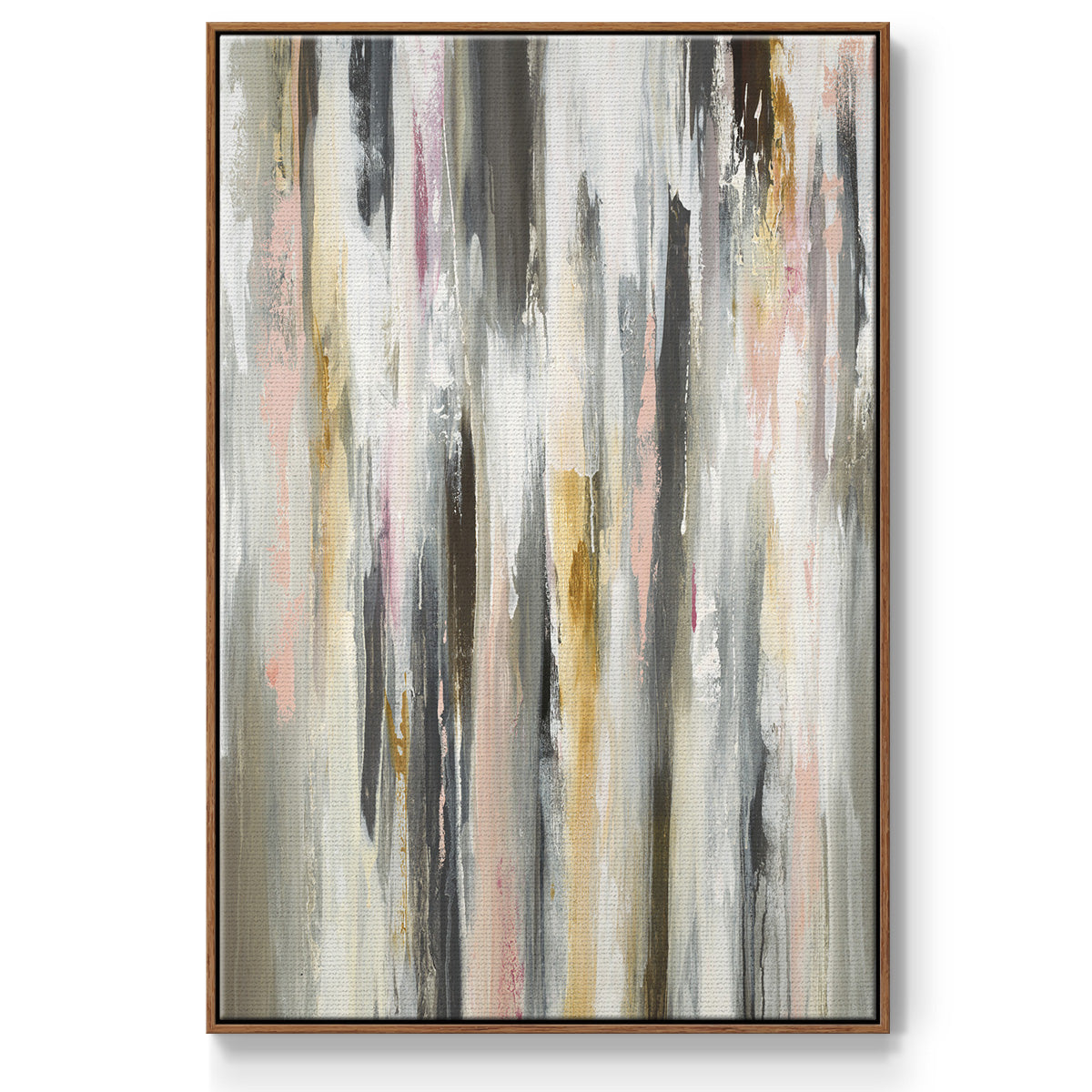 Color Ripple II - Floater Framed Canvas Print