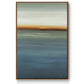 Beside the Blue I - Floater Framed Canvas Print