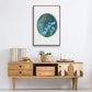 Strawberries and Forg I - Floater Framed Canvas Print