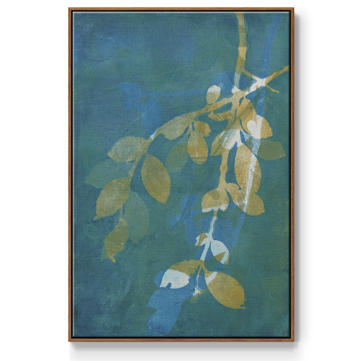 Branching Out XX - Floater Framed Canvas Print