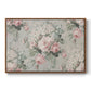 Vintage Abstract Print XIV - Floater Framed Canvas Print
