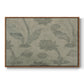 Vintage Abstract Print XV - Floater Framed Canvas Print