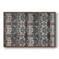 Vintage Abstract Print XXII - Floater Framed Canvas Print