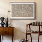 Vintage Abstract Print II - Floater Framed Canvas Print