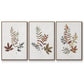Autumn Leaves I - Floater Framed Canvas Set
