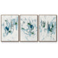 Ice Cavern I - Floater Framed Canvas Set