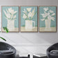 Muted Spring Arrangement I - Floater Framed Canvas Set