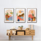 Paper Scene I - Floater Framed Canvas Set