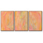 Peach Bliss I - Floater Framed Canvas Set