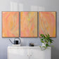 Peach Bliss I - Floater Framed Canvas Set