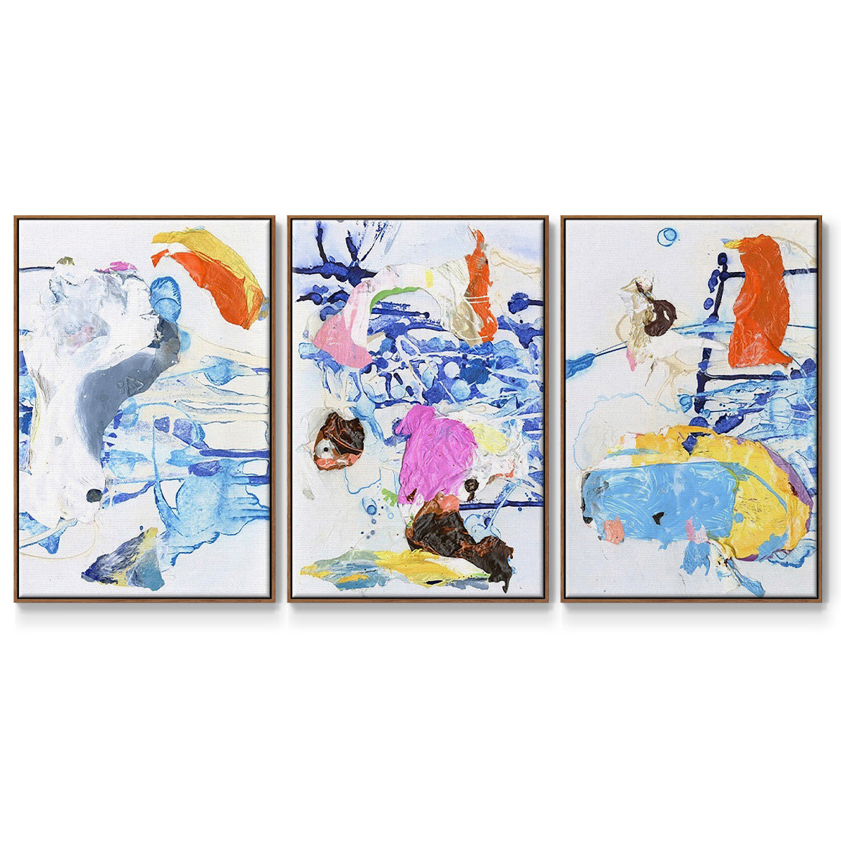 Evidence I - Floater Framed Canvas Set