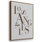 Neutral City Center Type I - Floater Framed Canvas Set