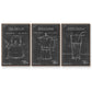 Morning Routine IV - Floater Framed Canvas Set