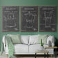Morning Routine IV - Floater Framed Canvas Set