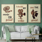 Movie Time I - Floater Framed Canvas Set