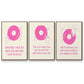 Sweet Melody I - Floater Framed Canvas Set