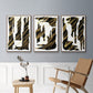 Onyx Obelisks I - Floater Framed Canvas Set